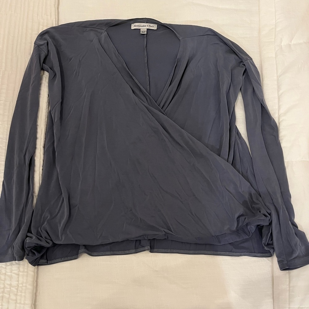 Abercrombie wrap shirt
